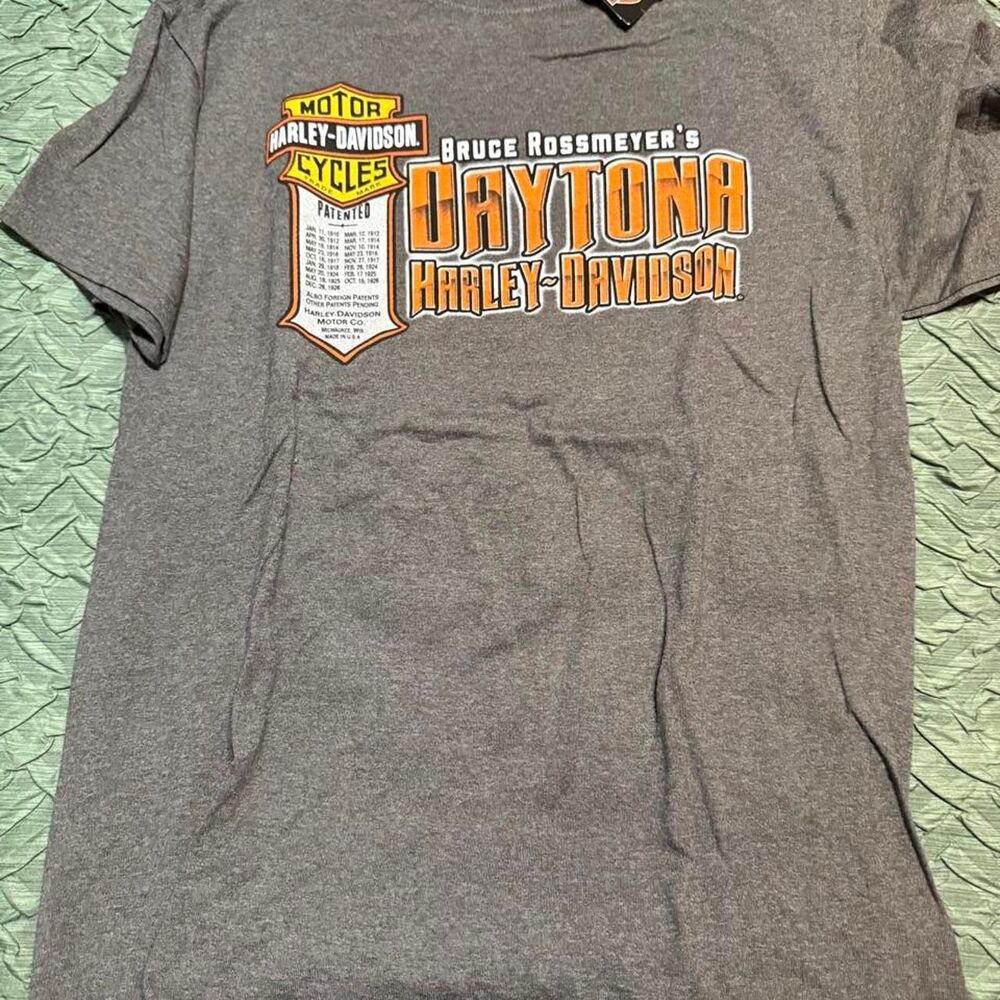 Harley-davidson Men's Grey T-shirt
